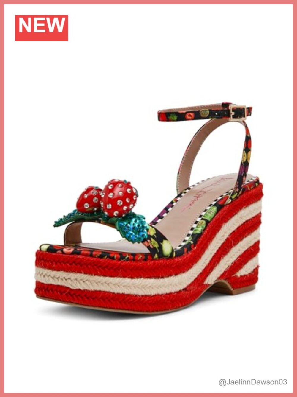 Betsey Johnson Bobbie Satin Wedge Sandals Heels